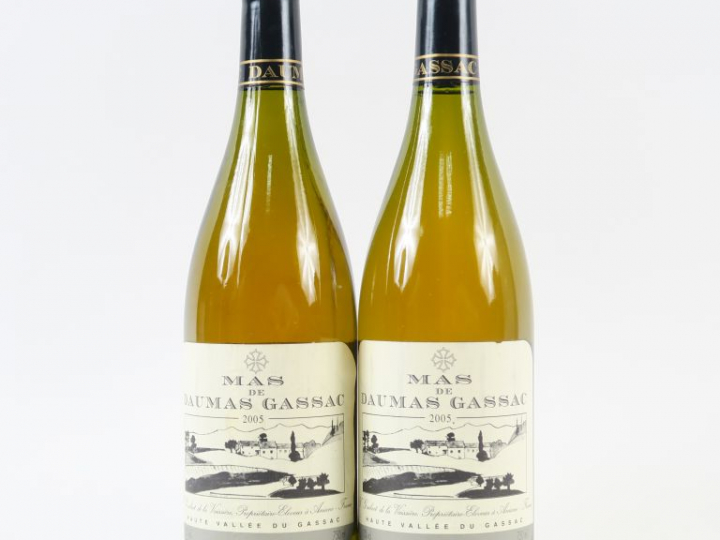 2 BOUTEILLES MAS DE DAUMAS GASSAC BLANC - 2005