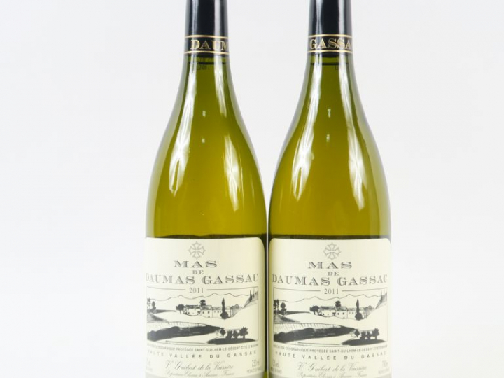 2 BOUTEILLES MAS DE DAUMAS GASSAC BLANC - 2011