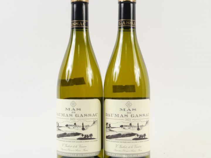 2 BOUTEILLES MAS DE DAUMAS GASSAC BLANC - 2021