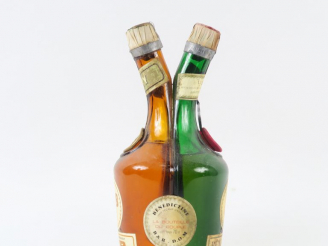 Vente aux enchères 1 VIEILLE BOUTEILLE BENEDICTINE 'DOUBLE' : BENEDICTINE - B AND B