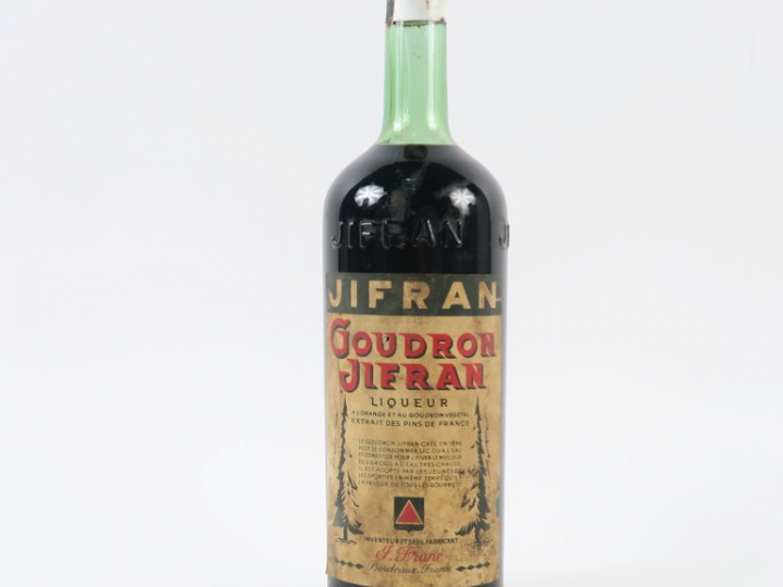 1 VIEILLE BOUTEILLE GOUDRON JIFFRAN