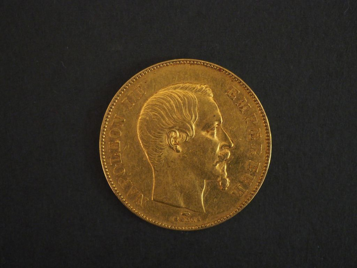 Pièce de 50 Francs or - 1857 FRAIS ACHETEUR : 10 % HT   