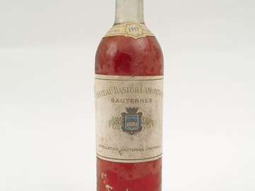 1 BOUTEILLE CHATEAU BASTOR LA MONTAGNE SAUTERNES - 1957 - LB