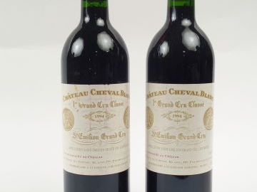 2 BOUTEILLES CHATEAU CHEVAL BLANC 1ER GCC SAINT EMILION - 1994