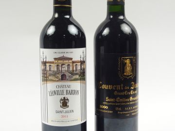 2 BOUTEILLES : 1 BOUTEILLE CHÂTEAU LEOVILLE BARTON GCC ST JULIEN 2011 