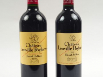 Vente aux enchères 2 BOUTEILLES CHATEAU LEOVILLE POYFERRE GCC ST JULIEN : 1/2006 - 1/2011
