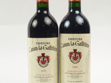 2 BOUTEILLES CHATEAU CANON LA GAFFELIERE GCC SAINT EMILION - 1/1995 - 