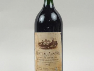 Vente aux enchères 1 MAGNUM CHATEAU AUSONE 1ER GCC SAINT EMILION - 1990 - EA