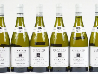Vente aux enchères 6 BOUTEILLES CLOCHER D'ANTUGNAC TOQUES ET CLOCHERS LIMOUX - 2012