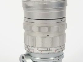Leitz:Summicron 2/90 M N°1651163 Canada chromé bouchons   Cond : Bel é