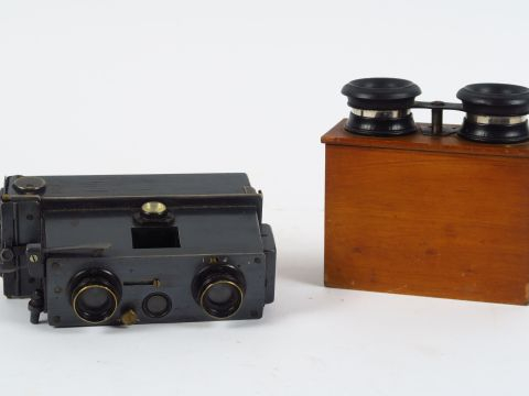 Richard : Vérascope Stéreo 45x107 objectifs sans marque ,dispositif pn