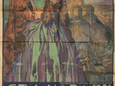 Affiche espagnole 1931 'Granada Fiestas del Corpus Chrsti' par J. Cara