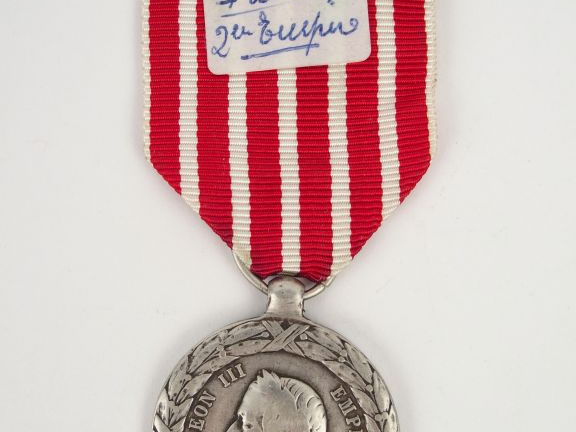 Médaille commémorative de l’expédition d'Italie (1859), attribuée aux 