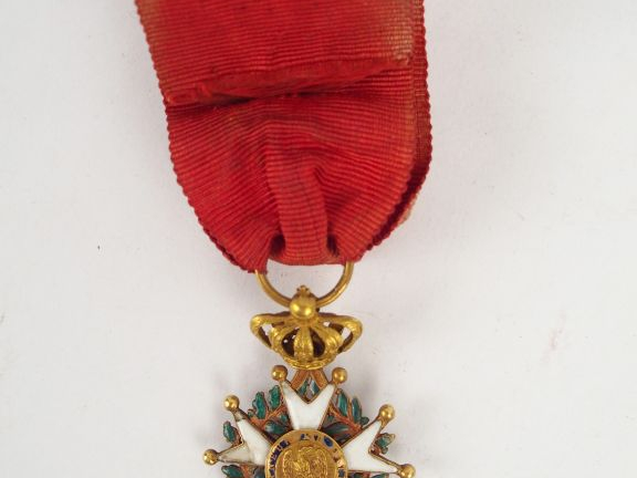 Etoile d’officier de la légion d’honneur époque Second Empire en demi 