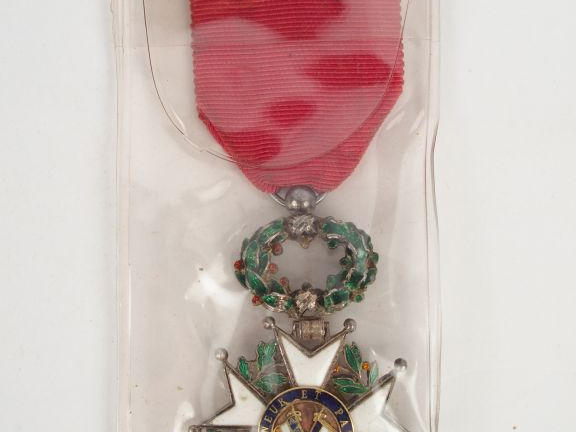 Etoile de chevalier de la légion d'honneur Troisième République à l'or