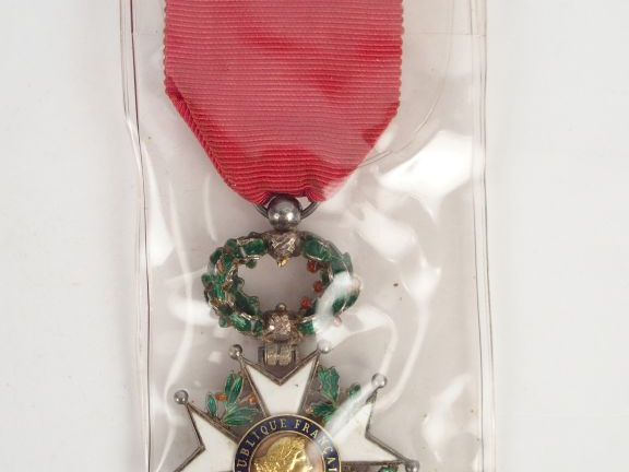 Etoile de chevalier de la légion d'honneur Troisième République à l'or