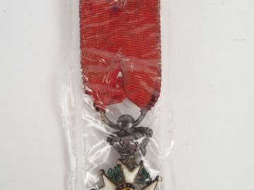 Réduction de l'étoile de chevalier de la légion d'honneur époque monar