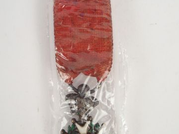 Réduction de l'étoile de chevalier de la légion d'honneur époque monar