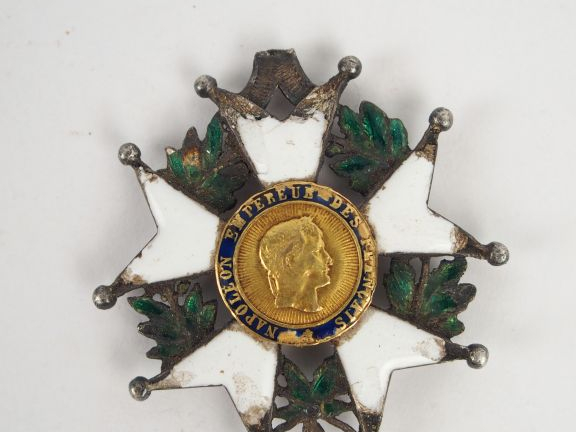 Etoile de chevalier de la légion d’honneur époque Second Empire, manqu