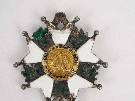 Etoile de chevalier de la légion d’honneur époque Second Empire, manqu