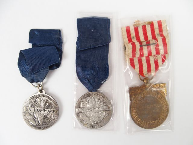 Décorations françaises commémorative 14/18 fabrication "Arthus-Bertran