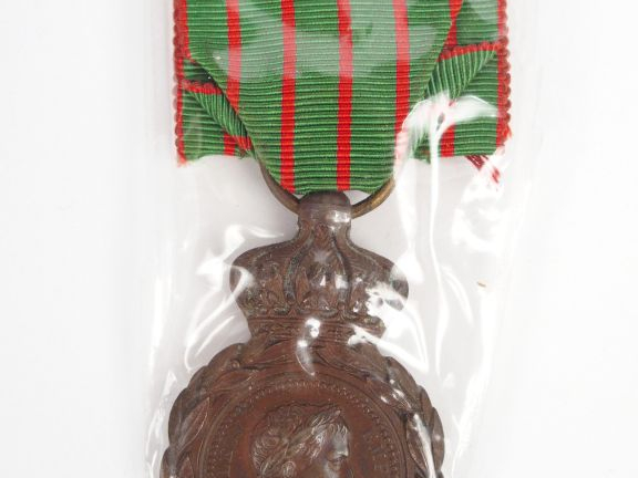 Médaille de Sainte Hélène, remise sous le régime de Napoléon III aux s
