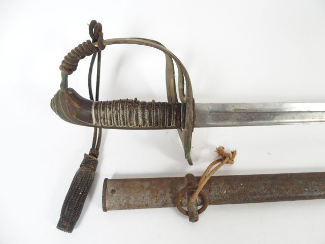 Sabre de fantaisie  Français 3eme république, lame plate symétrique à 