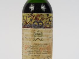 1 BOUTEILLE CHÂTEAU MOUTON ROTHSCHILD 1er GCC PAUILLAC - 1968 - MEP-BE