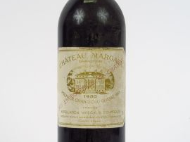 1 BOUTEILLE CHÂTEAU MARGAUX 1er GCC MARGAUX - 1980 - BG/ELF
