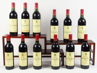 Vente aux enchères 12 BOUTEILLES CHÂTEAU BRANAS GRAND POUJEAUX MOULIS - 1987 - CBO - 7 BG