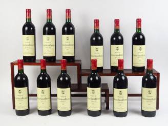 Vente aux enchères 12 BOUTEILLES CHÂTEAU BRANAS GRAND POUJEAUX MOULIS - 1987 - CBO - 6 BG