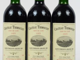 Vente aux enchères 3 BOUTEILLES CHÂTEAU TRIMOULET GCC ST EMILION - 1995 - 2 BG