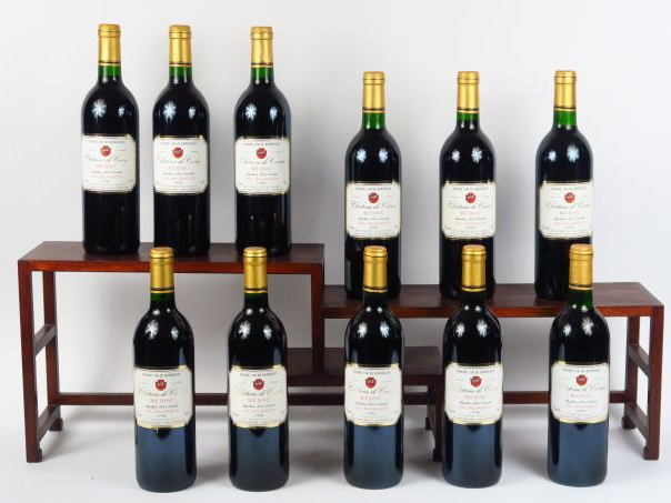 11 BOUTEILLES CHÂTEAU DE CIVRAC CB MEDOC - 1995 - 1 BG/1 LB