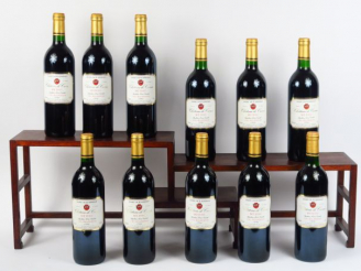 Vente aux enchères 11 BOUTEILLES CHÂTEAU DE CIVRAC CB MEDOC - 1995 - 1 BG/1 LB