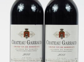 2 BOUTEILLES CHÂTEAU GARRAUD LALANDE DE POMEROL - 2000