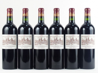 Vente aux enchères 6 BOUTEILLES CHÂTEAU COS D'ESTOURNEL GCC ST ESTEPHE - 2006 - CBO