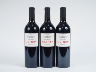 Vente aux enchères 3 BOUTEILLES CHÂTEAU CLINET POMEROL - 2006