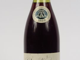 1 BOUTEILLE CLOS VOUGEOT L. LATOUR - 1969 - 3,5 cm/CAPS CORRODEE