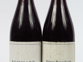 2 BOUTEILLES ROBLET-MONNOT : 1 POMMARD 1993/1 VOLNAY 1er CRU 1993