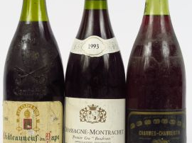 3 BOUTEILLES : 1 CHASSAGNE MONTRACHET ROUGE 1er CRU 'BOUDRIOTTE' RAMON