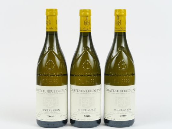 3 BOUTEILLES CHATEAUNEUF DU PAPE 'RENAISSANCE' ROGER SABON - 2006