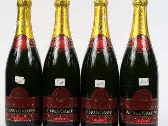Vente aux enchères 4 BOUTEILLES CHAMPAGNE ALFRED GRATIEN