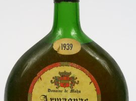 1 BOUTEILLE ARMAGNAC DOMAINE DE MAHU R. DUPONT 43° - 1939