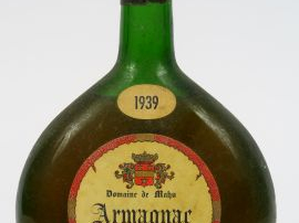 1 BOUTEILLE ARMAGNAC DOMAINE DE MAHU R. DUPONT 43° - 1939