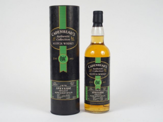 Vente aux enchères 1 BOUTEILLE BALVENIE	 CADENHEAD	 Authentic Collection	 70cl 	55,4	% Mi