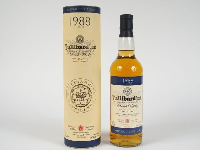 1 BOUTEILLE TULLIBARDINE 	OB 		70cl 	46% Millésime : 1988