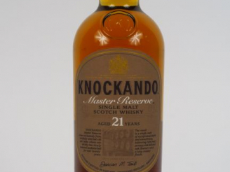 Vente aux enchères 1 BOUTEILLE WHISKY KNOCKANDO MASTER RESERVE 21 ANS - 1989