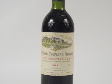 1 BOUTEILLE CHÂTEAU TROPLONG MONDOT GCC ST EMILION - 1982 - BG
