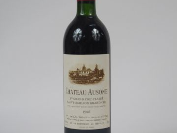 1 BOUTEILLE CHATEAU AUSONE 1ER GCC ST EMILION - 1986 - BG