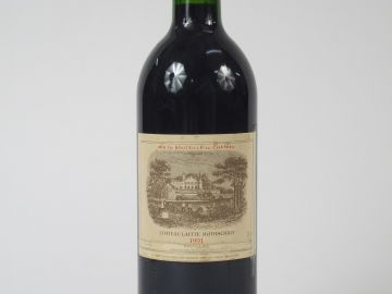 1 BOUTEILLE CHATEAU LAFITE ROTHSCHILD 1ER GCC PAUILLAC - 1991 - ETIQUE